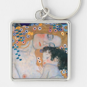 Gustav Klimt - Moeder en kind Sleutelhanger