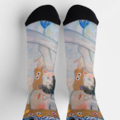Gustav Klimt - Moeder en kind Sokken (Top)