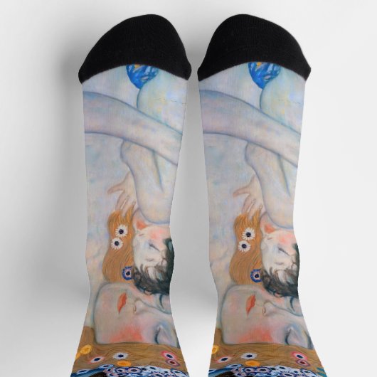 Gustav Klimt - Moeder en kind Sokken (Top)