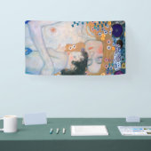 Gustav Klimt - Moeder en kind Spandoek (Beurs)