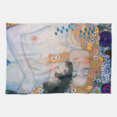 Gustav Klimt - Moeder en kind Theedoek (Horizontaal)