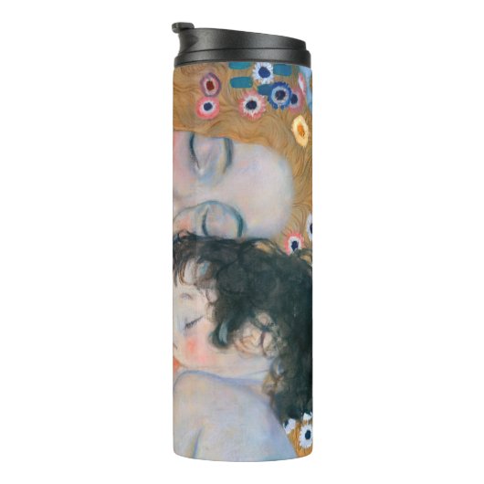 Gustav Klimt - Moeder en kind Thermosbeker (Geroteerd rechts)