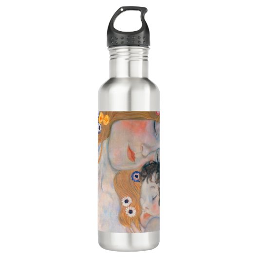 Gustav Klimt - Moeder en kind Waterfles (Voorkant)