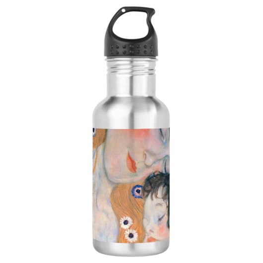 Gustav Klimt - Moeder en kind Waterfles (Voorkant)