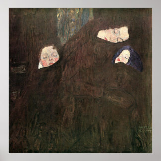 Gustav Klimt - Moeder met kinderen Poster