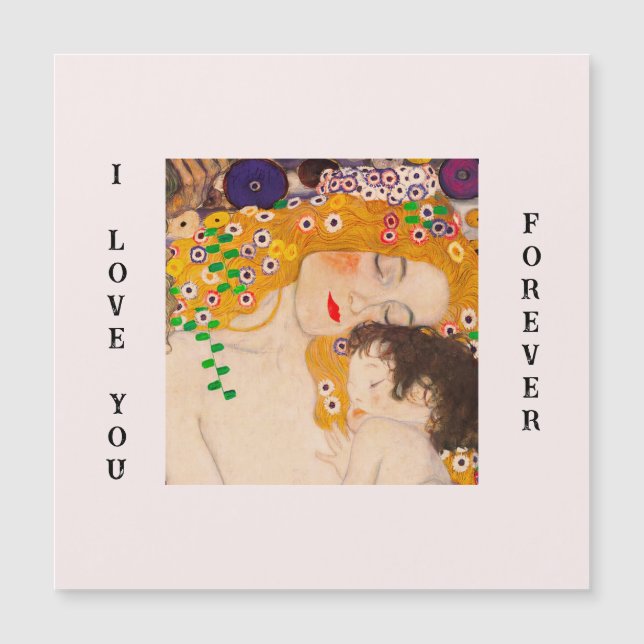 Gustav Klimt - Mother and Child  (Voorkant)