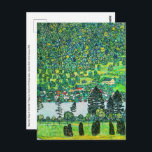 Gustav Klimt - Mountain Slope bij Unterach Briefkaart<br><div class="desc">Mountain Slope at Unterach / Slope in a Forest on Attersee Lake - Gustav Klimt,  Oil on Canvas,  1916</div>