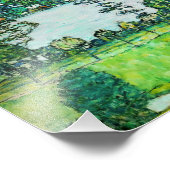 Gustav Klimt - Mountain Slope bij Unterach Foto Afdruk (Hoek)