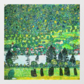 Gustav Klimt - Mountain Slope bij Unterach Raamsticker (Vel)