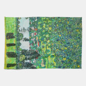 Gustav Klimt - Mountain Slope bij Unterach Theedoek (Horizontaal)