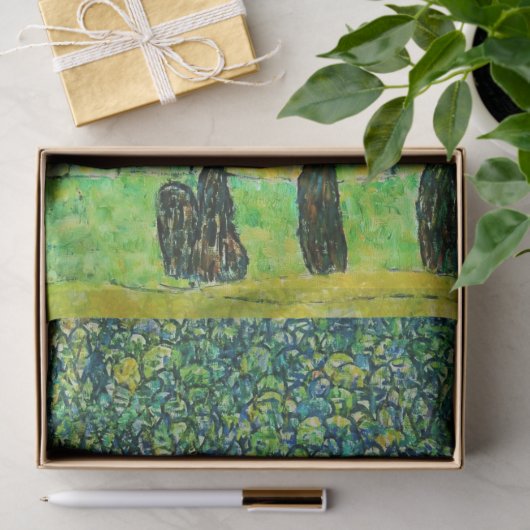 Gustav Klimt - Mountain Slope bij Unterach Tissuepapier (Geschenk)