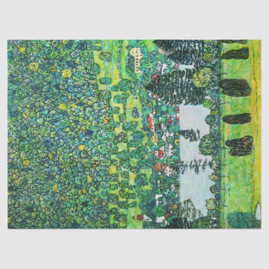 Gustav Klimt - Mountain Slope bij Unterach Tissuepapier (Voorkant)