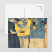 Gustav Klimt Music Briefkaart (Voorkant / Achterkant)