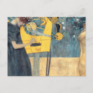 Gustav Klimt Music Briefkaart