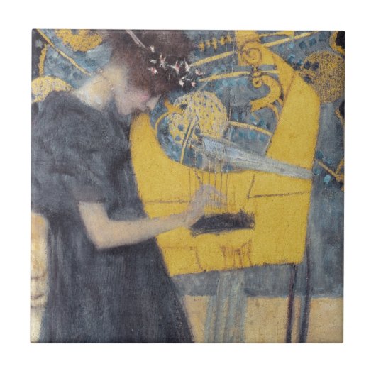 Gustav Klimt // Musik Tegeltje (Voorkant)
