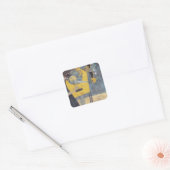 Gustav Klimt // Musik Vierkante Sticker (Envelop)