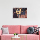 Gustav Klimt - Muziek Canvas Afdruk (Insitu (Woonkamer))