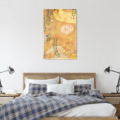 Gustav Klimt | Nadere gegevens over de watervoorra Canvas Afdruk (Insitu (Slaapkamer))