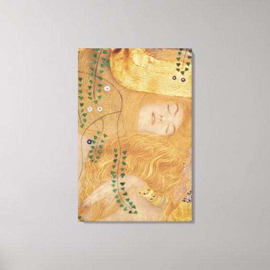 Gustav Klimt | Nadere gegevens over de watervoorra Canvas Afdruk (Voorkant)