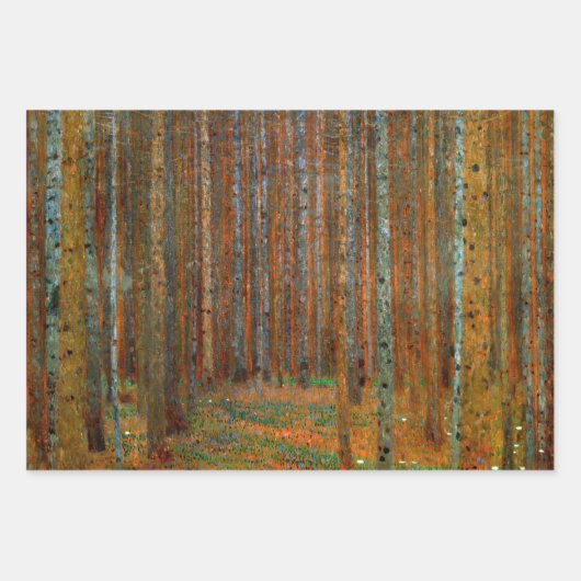 Gustav Klimt - Natuur/Landschap Selectie Inpakpapier Vel (Voorkant)