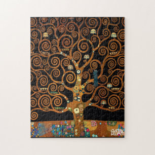 Gustav Klimt - onder de boom van het leven Legpuzzel