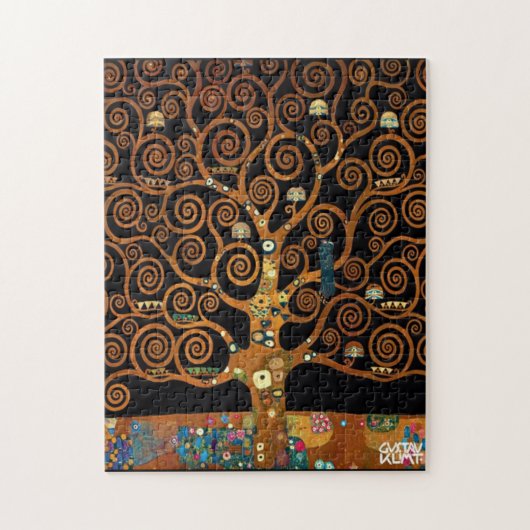 Gustav Klimt - onder de boom van het leven Legpuzzel (Verticaal)