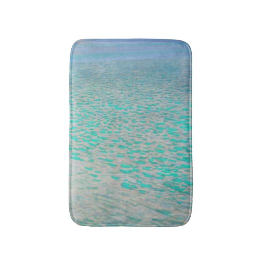 Gustav Klimt - Op het Attersee Badmat (Voorkant Verticaal)