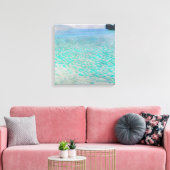Gustav Klimt - Op het Attersee Canvas Afdruk (Insitu (Woonkamer))
