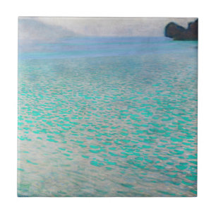 Gustav Klimt - Op het Attersee Tegeltje