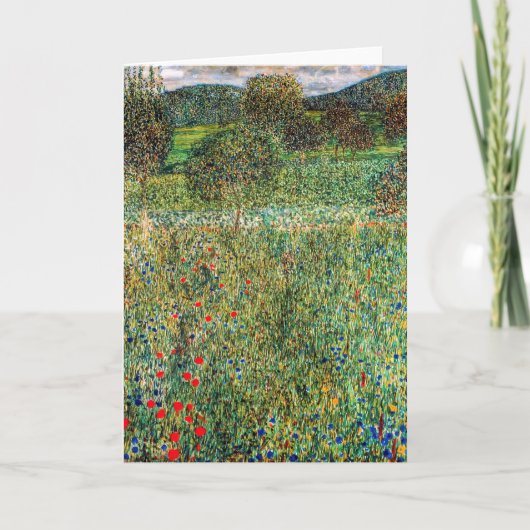 Gustav Klimt - Orchard Kaart (Voorkant)