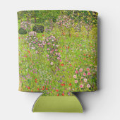 Gustav Klimt Orchard met Rozen Blikjeskoeler (Achterkant)