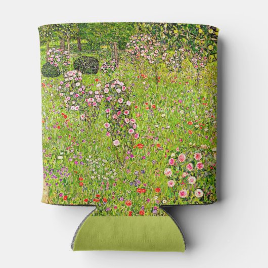 Gustav Klimt Orchard met Rozen Blikjeskoeler (Achterkant)