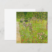Gustav Klimt Orchard met Rozen Kaart (Voorkant / Achterkant)