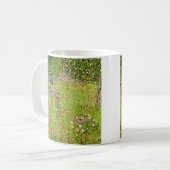 Gustav Klimt Orchard met Rozen Koffiemok (Voorkant links)