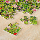 Gustav Klimt Orchard met Rozen Legpuzzel (Zijkant)