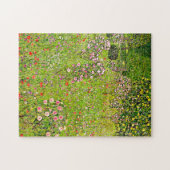 Gustav Klimt Orchard met Rozen Legpuzzel (Horizontaal)