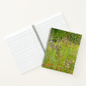 Gustav Klimt Orchard met Rozen Notitieboek (Binnen)