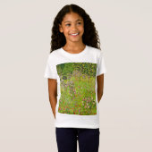 Gustav Klimt Orchard met Rozen T-shirt (Voorkant volledig)