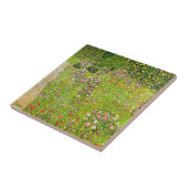 Gustav Klimt Orchard met Rozen Tegeltje (Zijkant)