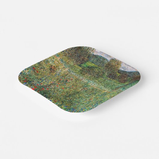 Gustav Klimt - Orchard Papieren Bordje (Gebogen)