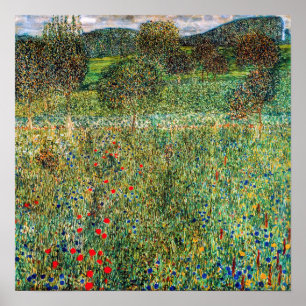 Gustav Klimt - Orchard Poster