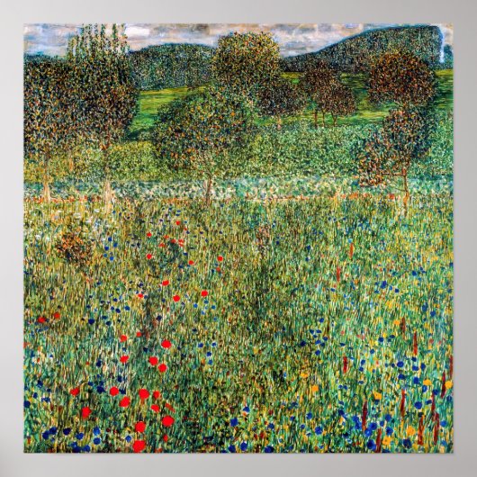 Gustav Klimt - Orchard Poster (Voorkant)