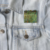 Gustav Klimt - Orchard Vierkante Button 5,1 Cm (In situ)