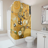 Gustav Klimt Owl in een boom Douchegordijn (In situ)