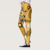 Gustav Klimt Owl in een boom Leggings (Links)