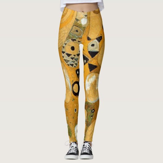 Gustav Klimt Owl in een boom Leggings (Voorkant)