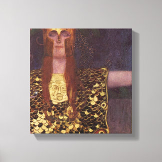Gustav Klimt - Pallas Athena Canvas Afdruk