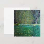Gustav Klimt - Park Schloss Kammer am Attersee Bedankkaart (Voorkant / Achterkant)
