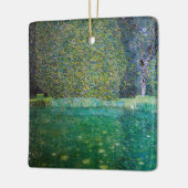 Gustav Klimt - Park Schloss Kammer am Attersee Keramisch Ornament (Links)