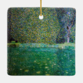 Gustav Klimt - Park Schloss Kammer am Attersee Keramisch Ornament (Achterkant)